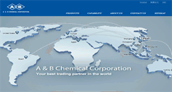 Desktop Screenshot of aandb-chemical.com
